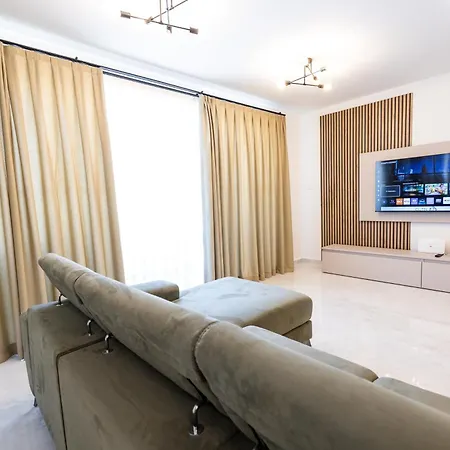 아파트 Sea View 2-bed With Private Jacuzzi Terrace 세인트폴스베이
